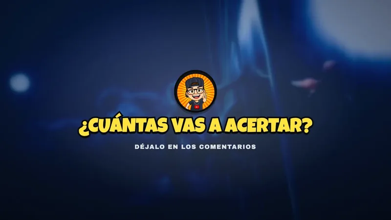 Pantalla de pregunta del vídeo de quiz de Mr. Quiz Trivia