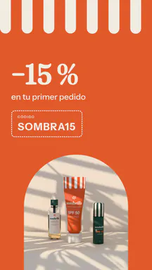 Anuncio vertical de Sombrilla con el descuento del primer pedido